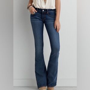 American Eagle AEO Mid Rise Artist Flare Jeans